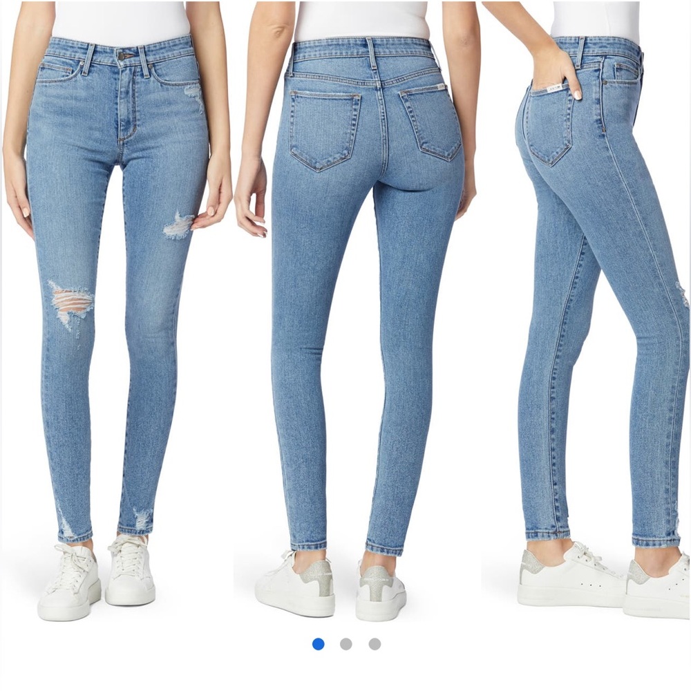 Joes Mid Rise Skinny Ankle Crop Jeans size 30 Women’s Distressed